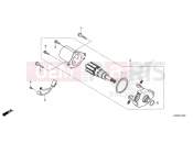 HONDA AFRICA TWIN 1100 DCT CRF1100DS 2025 E-13 STARTER MOTOR