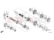 HONDA AFRICA TWIN 1100 DCT CRF1100DS 2025 E-17 TRANSMISSION