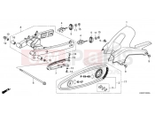HONDA AFRICA TWIN 1100 DCT CRF1100DS 2025 F-32 SWINGARM