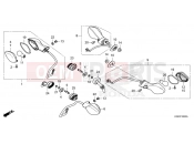 HONDA AFRICA TWIN 1100 DCT CRF1100DS 2025 F-35 WINKER