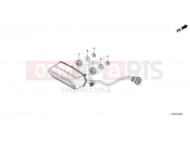 HONDA AFRICA TWIN 1100 DCT CRF1100DS 2025 F-36 TAILLIGHT