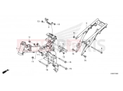 HONDA AFRICA TWIN 1100 DCT CRF1100DS 2025 F-39 FRAME BODY