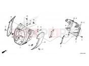 HONDA AFRICA TWIN 1100 DCT CRF1100DS 2025 F-43 HEADLIGHT COVER