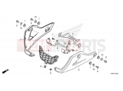 HONDA AFRICA TWIN 1100 DCT CRF1100DS 2025 F-45 UNDER COWL