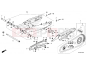 HONDA AFRICA TWIN 1100 CRF1100AS 2025 F-32 SWINGARM