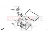 HONDA AFRICA TWIN 1100 ADVENTURE SPORT ES CRF1100A3S 2025 E-1 CYLINDER HEAD COVER
