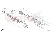 HONDA AFRICA TWIN 1100 ADVENTURE SPORT ES CRF1100A3S 2025 E-13 STARTER MOTOR