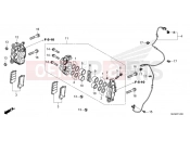 HONDA AFRICA TWIN 1100 ADVENTURE SPORT ES CRF1100A3S 2025 F-12 FRONT BRAKE CALIPER