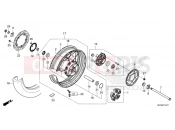 HONDA AFRICA TWIN 1100 ADVENTURE SPORT ES CRF1100A3S 2025 F-19-21 REAR WHEEL (2)