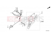 HONDA AFRICA TWIN 1100 ADVENTURE SPORT ES CRF1100A3S 2025 F-36 TAILLIGHT/LICENSE LIGHT