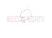 Triumph 2024 Scrambler 900 Screen, Short, Clear