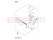 SUZUKI AN400 K7 (2007) Burgman 400 (E03,E28,E33) 56 - FRONT MASTER CYLINDER (MODEL K7)