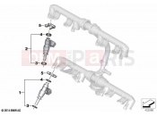 BMW Motorrad BMW 2024 M models M 1000 R (0E81, 0E83) Fuel injectors, starting valves