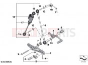 BMW Motorrad BMW 2024 M models M 1000 R (0E81, 0E83) Outer gearshift parts
