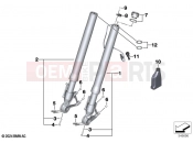 BMW Motorrad BMW 2024 M models M 1000 R (0E81, 0E83) Telescope fork