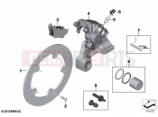 BMW Motorrad BMW 2024 M models M 1000 R (0E81, 0E83) Rear wheel brake