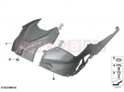 BMW Motorrad BMW 2024 M models M 1000 R (0E81, 0E83) Panel, fuel tank  2