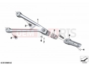 BMW Motorrad BMW 2024 M models M 1000 R (0E81, 0E83) Rear footrests