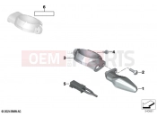 BMW Motorrad BMW 2024 M models M 1000 R (0E81, 0E83) LED flashing turn indicator front