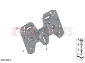 BMW Motorrad BMW 2024 M models M 1000 R (0E81, 0E83) Licence plate holder  2