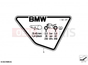 BMW Motorrad BMW 2024 M models M 1000 R (0E81, 0E83) Label 