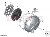 BMW Motorrad BMW 2023 M models M 1000 XR (0E91, 0E93) Housing cover right
