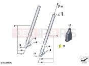 BMW Motorrad BMW 2023 M models M 1000 XR (0E91, 0E93) Telescope fork