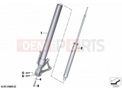 BMW Motorrad BMW 2023 M models M 1000 XR (0E91, 0E93) Sliding tube / damper