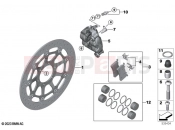 BMW Motorrad BMW 2023 M models M 1000 XR (0E91, 0E93) Front wheel brake