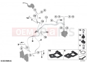 BMW Motorrad BMW 2023 M models M 1000 XR (0E91, 0E93) Brake lines, front