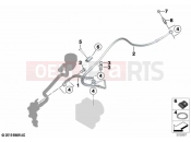 BMW Motorrad BMW 2023 M models M 1000 XR (0E91, 0E93) Brake lines, rear