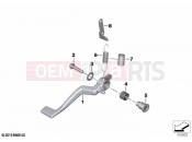 BMW Motorrad BMW 2023 M models M 1000 XR (0E91, 0E93) Brake pedal