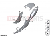 BMW Motorrad BMW 2023 M models M 1000 XR (0E91, 0E93) Tail trim