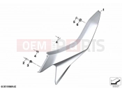 BMW Motorrad BMW 2023 M models M 1000 XR (0E91, 0E93) Rear side panel