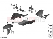 BMW Motorrad BMW 2023 M models M 1000 XR (0E91, 0E93) Carbon parts
