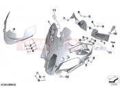 BMW Motorrad BMW 2023 M models M 1000 XR (0E91, 0E93) Front panel