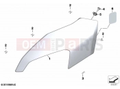BMW Motorrad BMW 2023 M models M 1000 XR (0E91, 0E93) Upper trim section