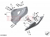 BMW Motorrad BMW 2023 M models M 1000 XR (0E91, 0E93) Engine spoiler