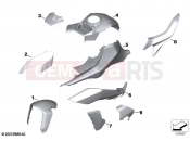 BMW Motorrad BMW 2023 M models M 1000 XR (0E91, 0E93) Rough parts paint