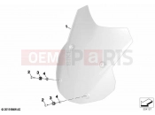BMW Motorrad BMW 2023 M models M 1000 XR (0E91, 0E93) Windscreen