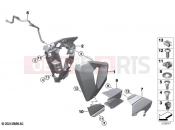BMW Motorrad BMW 2023 M models M 1000 XR (0E91, 0E93) Side trim panel bottom