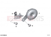 BMW Motorrad BMW 2023 M models M 1000 XR (0E91, 0E93) Horn