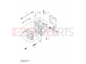 SUZUKI AN400 K8 (2008) Burgman 400 (E03,E28,E33) 3 - CYLINDER HEAD