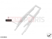 BMW Motorrad BMW 2023 M models M 1000 XR (0E91, 0E93) Sign, rear frame