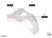 BMW Motorrad BMW 2023 M models M 1000 XR (0E91, 0E93) Sign tank cover
