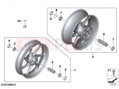 BMW Motorrad BMW 2023 M models M 1000 XR (0E91, 0E93) Retrofitting carbon wheel