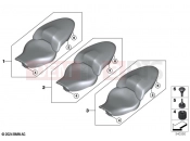 BMW Motorrad BMW 2023 M models M 1000 XR (0E91, 0E93) Retrofitting, seat