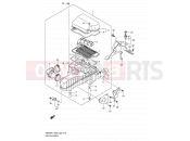 SUZUKI AN400 K8 (2008) Burgman 400 (E03,E28,E33) 13 - AIR CLEANER (MODEL K7/K8/K9)