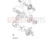 SUZUKI AN400 K8 (2008) Burgman 400 (E03,E28,E33) 20 - TRANSMISSION (1)
