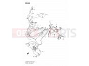 SUZUKI AN400 K8 (2008) Burgman 400 (E03,E28,E33) 36 - FRONT LEG SHIELD (MODEL K7/K8)